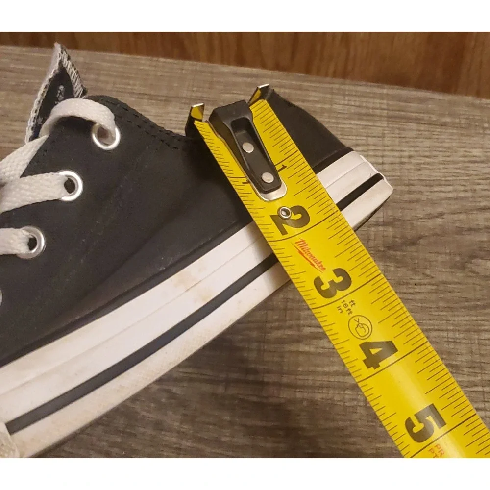 Converse All‎ Star Low Top Double Tongue Youth Size 5 Black